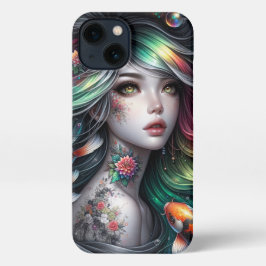 Schattige Girl's design iPhone 13 Hoesje