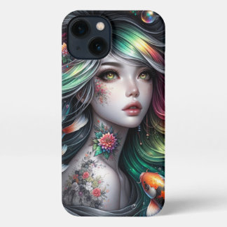 Schattige Girl's design iPhone 13 Hoesje