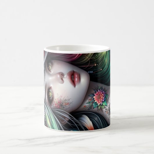 Schattige Girl's design Koffiemok (Center)