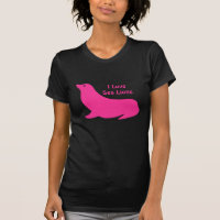 Schattige girly hot roze Zee Leeuw liefde