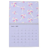 schattige girly pannenkoek Doughnuts cake fruit fo Kalender (Mar 2027)