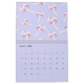 schattige girly pannenkoek Doughnuts cake fruit fo Kalender (Mar 2026)