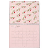 schattige girly pannenkoek Doughnuts cake fruit fo Kalender (Feb 2026)