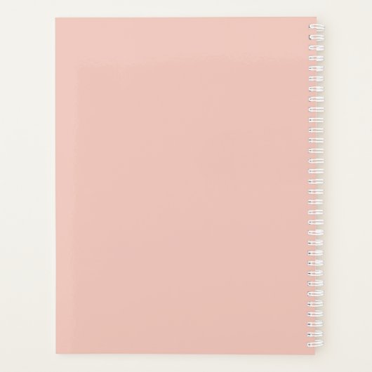 Schattige Girly Pink 2025 Planner (Achterkant)
