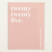 Schattige Girly Pink 2025 Planner (Voorkant)