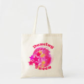 Schattige Girly Pink Disco Ball Dancing Queen Tote Bag (Voorkant)