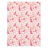 Schattige Girly Pink Disco Cowgirl Esthetisch Tafelkleed (Voorkant)
