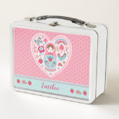 Schattige Girly Pink Heart (Voorkant)