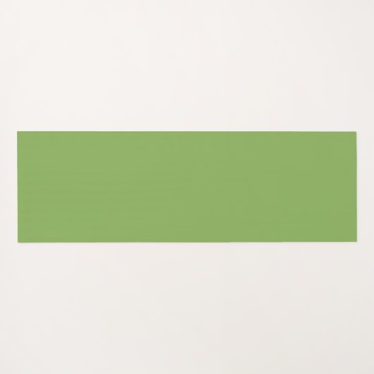 Schattige Girly Vrouwelijk Bladpatroon Monogram Yogamat (Achterkant (horizontaal))