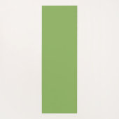 Schattige Girly Vrouwelijk Bladpatroon Monogram Yogamat (Achterkant)