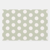 Schattige giropolka-punten in pastelkleuren l Roze Inpakpapier Vel (Voorkant)