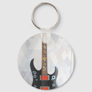 Schattige Gitaar Sleutelhanger