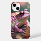 Schattige glamoureuze kkikker met spugen Case-Mate iPhone case (Achterkant)