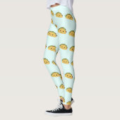 Schattige glimlach kawaii taco leggings (Links)
