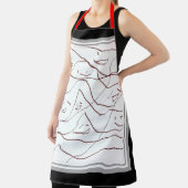 Schattige glimlachende gezichten schort (Insitu)