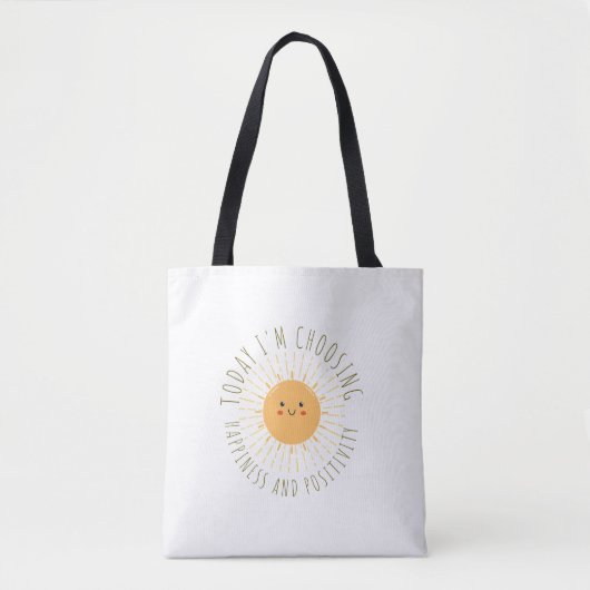 Schattige glimlachende zon Tote Bag (Voorkant)