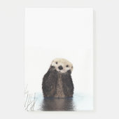 Schattige glimlende Otter in het meer Post-it® Notes (Voorkant)