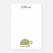 schattige glimlende schildpad post-it® notes (Voorkant)