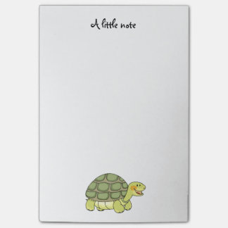 schattige glimlende schildpad post-it® notes
