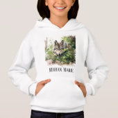 Schattige gluren wolf Voeg naam toe (Voorkant)