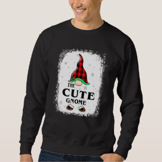 Schattige Gnome Buffalo Plaid Bijpassende Familie  Trui