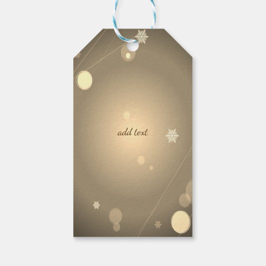 Schattige Gnome Confetti Cadeaulabel (Achterkant)