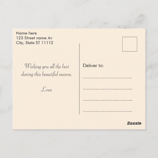 Schattige Gnome en Herfst bladeren Thanksgiving Br Briefkaart (Achterkant)