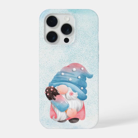 Schattige Gnome Ijsje Foonhoes iPhone Hoesje (Achterkant)