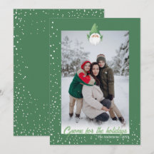 Schattige Gnome voor de Feestdagen Familie Foto