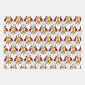Schattige Gnome Xmas Christmas Kinder Inpakpapier Vel (Voorkant 2)