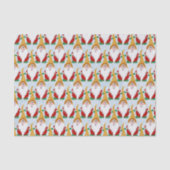 Schattige Gnome Xmas Kerst Kinder Tissue Papier (Voorkant)