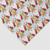 Schattige Gnome Xmas Kerst Kinder Tissue Papier (Detail)