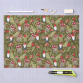 Schattige gnomen en paddenstoelen tissuepapier (Craft)