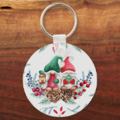 Schattige gnomen sleutelhanger (Voorkant)