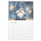 Schattige Gnomes 2026 Single Page Kalender (Jan 2025)