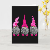 Schattige Gnomes Hart Grappige Valentijnsdag Koppe Kaart (Gele Bloem)