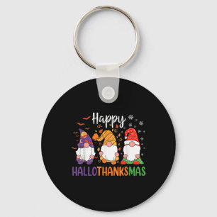 Schattige Gnomes Herfst Halloween Vrouwen Meisjes Sleutelhanger