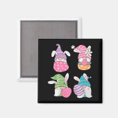 Schattige Gnomes Premium Tri-blend  Magneet (Voorkant / Achterkant)