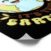 Schattige Go Planet is jouw Kinder oor tijdens de Poster (Hoek)