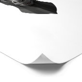 Schattige Goat Hear 3D - Animals World Sticker Poster (Hoek)