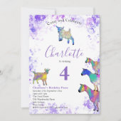 Schattige Goats Boerderij Verjaardagsfeest Kaart (Voorkant)