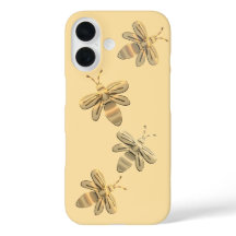 Schattige Gold Bees Hoesje