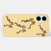 Schattige Gold Bows Hoesje (Achterkant (horizontaal))