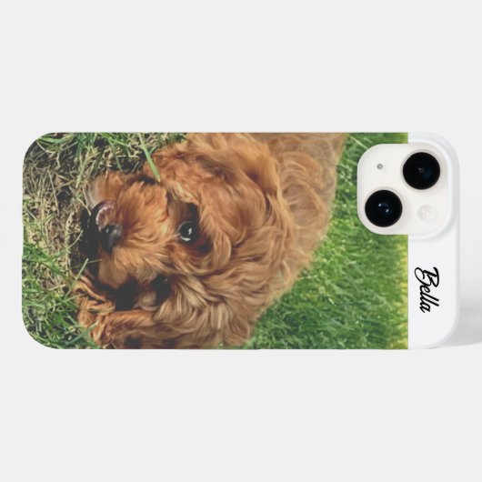 Schattige Golden Doodle Case-Mate iPhone Case (Achterkant (horizontaal))
