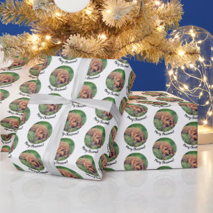 Schattige Golden Doodle Wrapping Paper Cadeaupapier