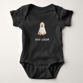 Schattige Golden Retriever Halloween Geest Boo Cre Romper