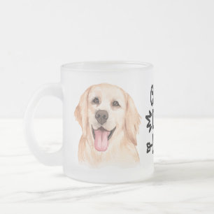 Schattige Golden Retriever Moeder Puppy Hond Liefd Matglas Koffiemok