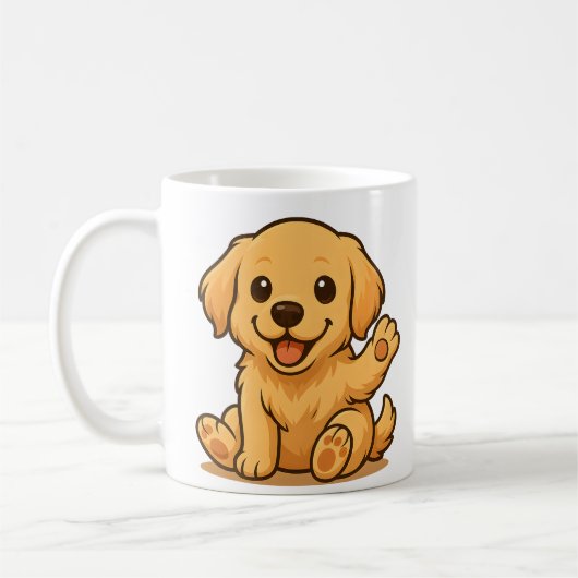 Schattige Golden Retriever Mok – Schattigee honden (Links)