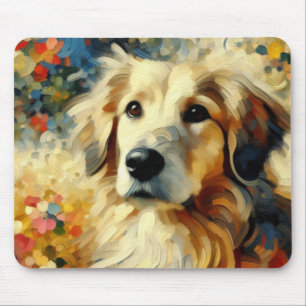 Schattige Golden Retriever Muismat