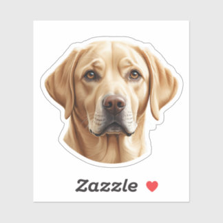 Schattige Golden Retriever Puppy Sticker – Schatti